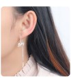 Silver Chain Earring ECD-41